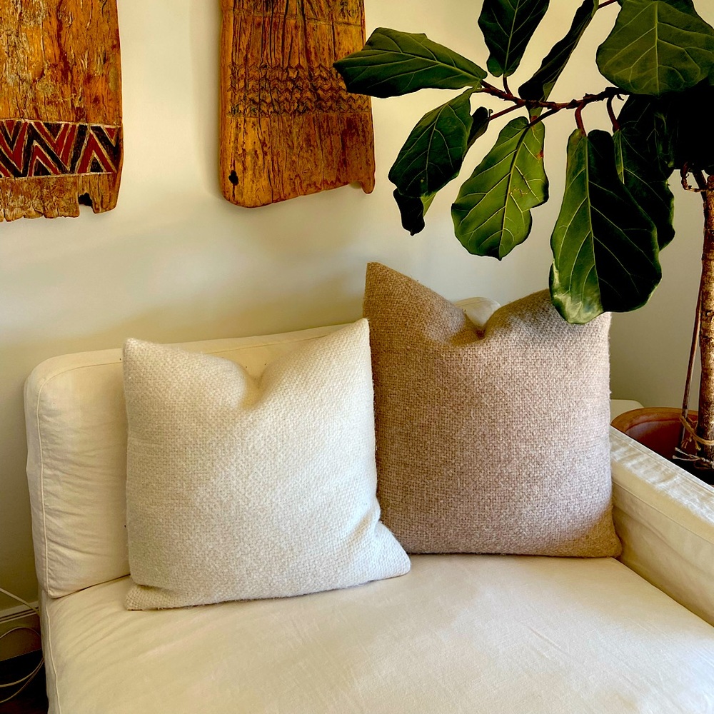 Jenni Kayne Alpaca Basketweave Pillows